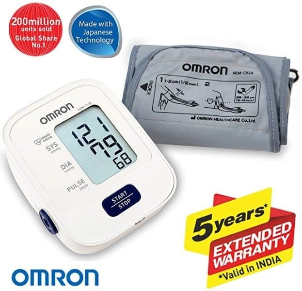 Omron HEM 7120 Fully Automatic Digital Blood Pressure Monitor