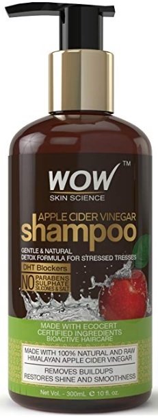 WOW Apple Cider Vinegar No Sulphate and Parabens Shampoo